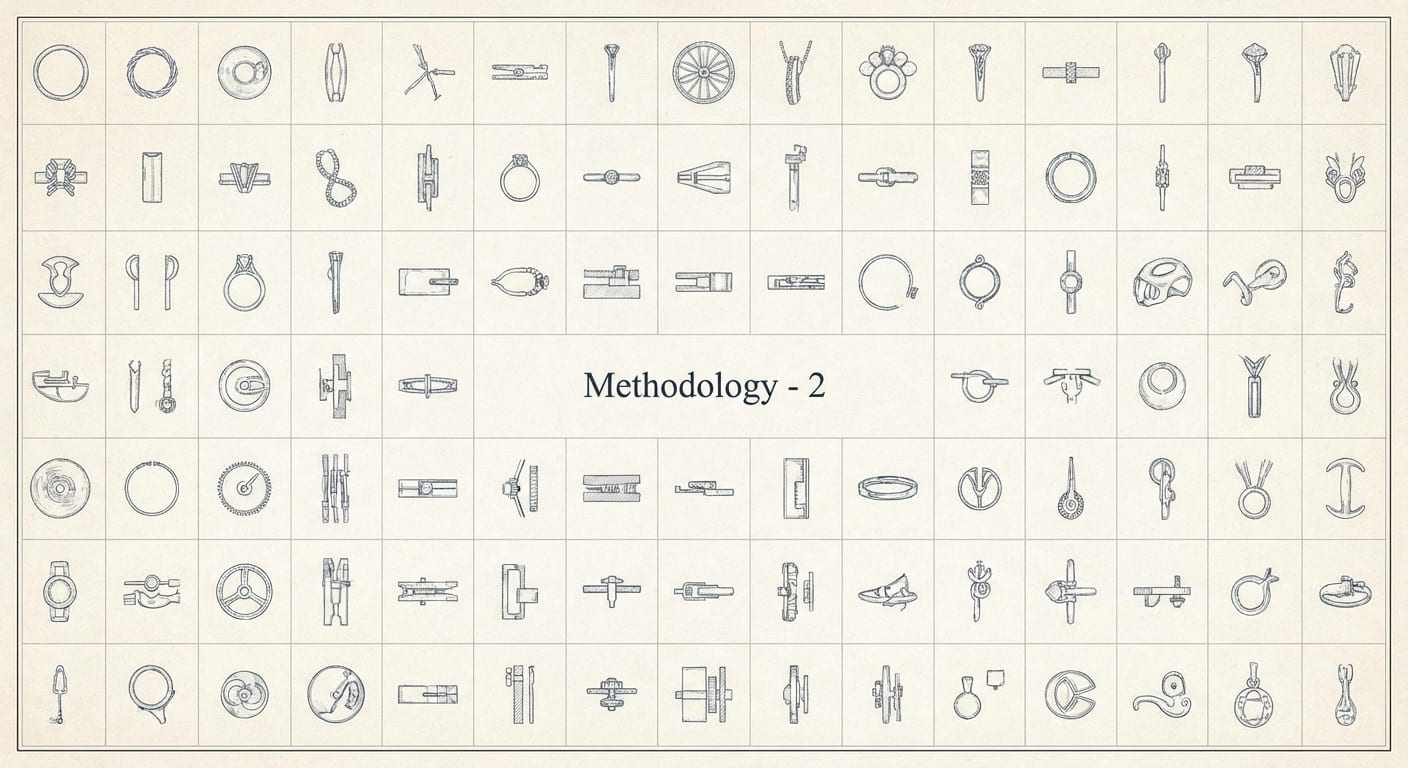 Систематизированные чертежи различных механизмов с классификацией